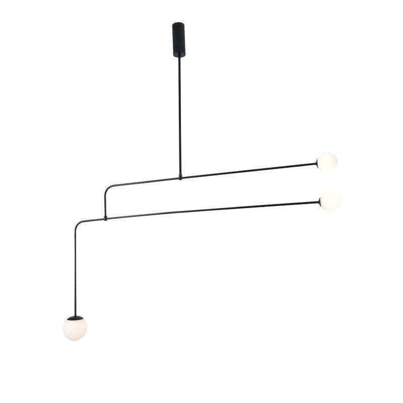 Erixy Lustre Mobile Noir Minimaliste-Cielum