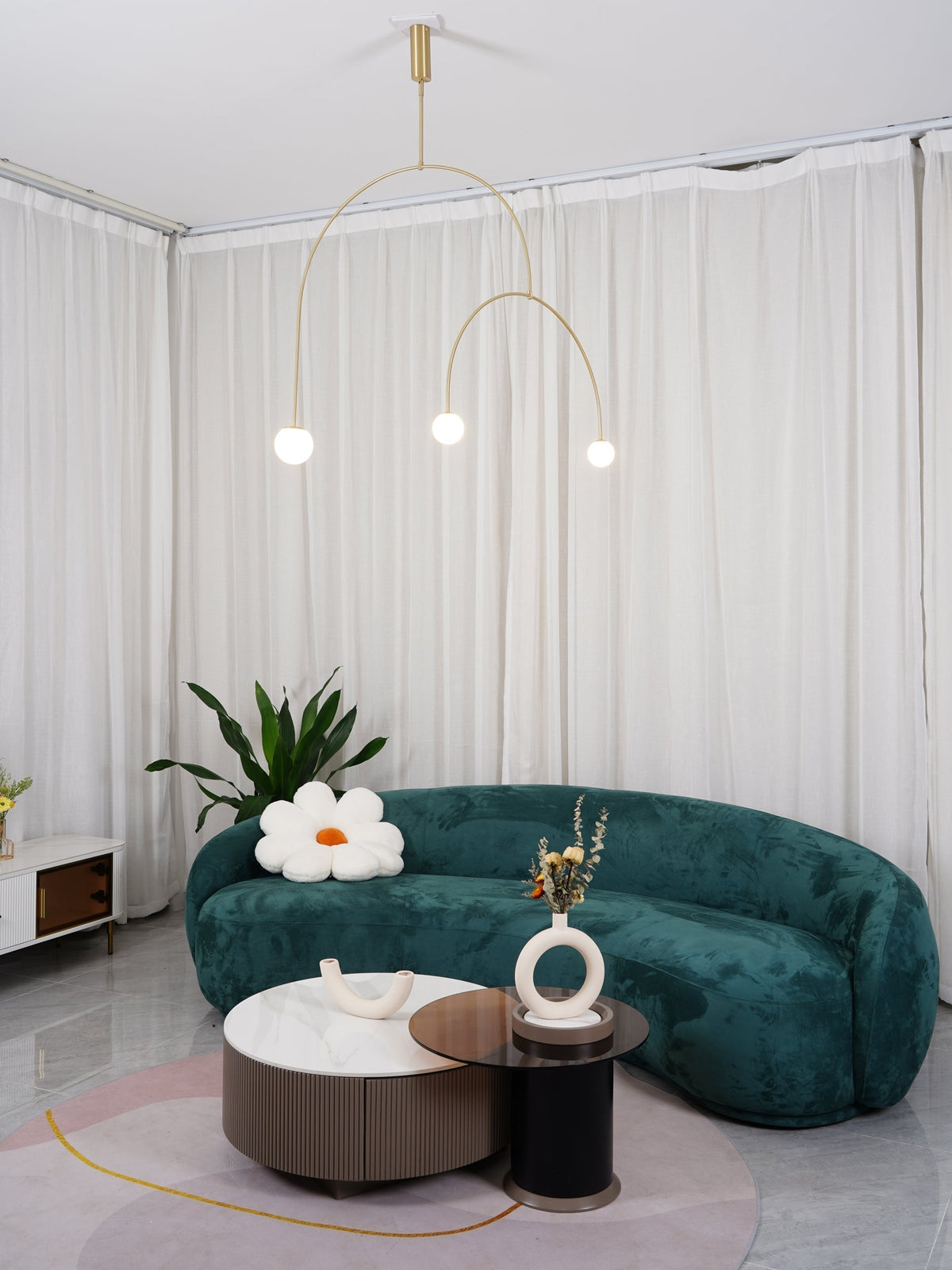 Erixy Lustre Mobile Noir Minimaliste-Cielum