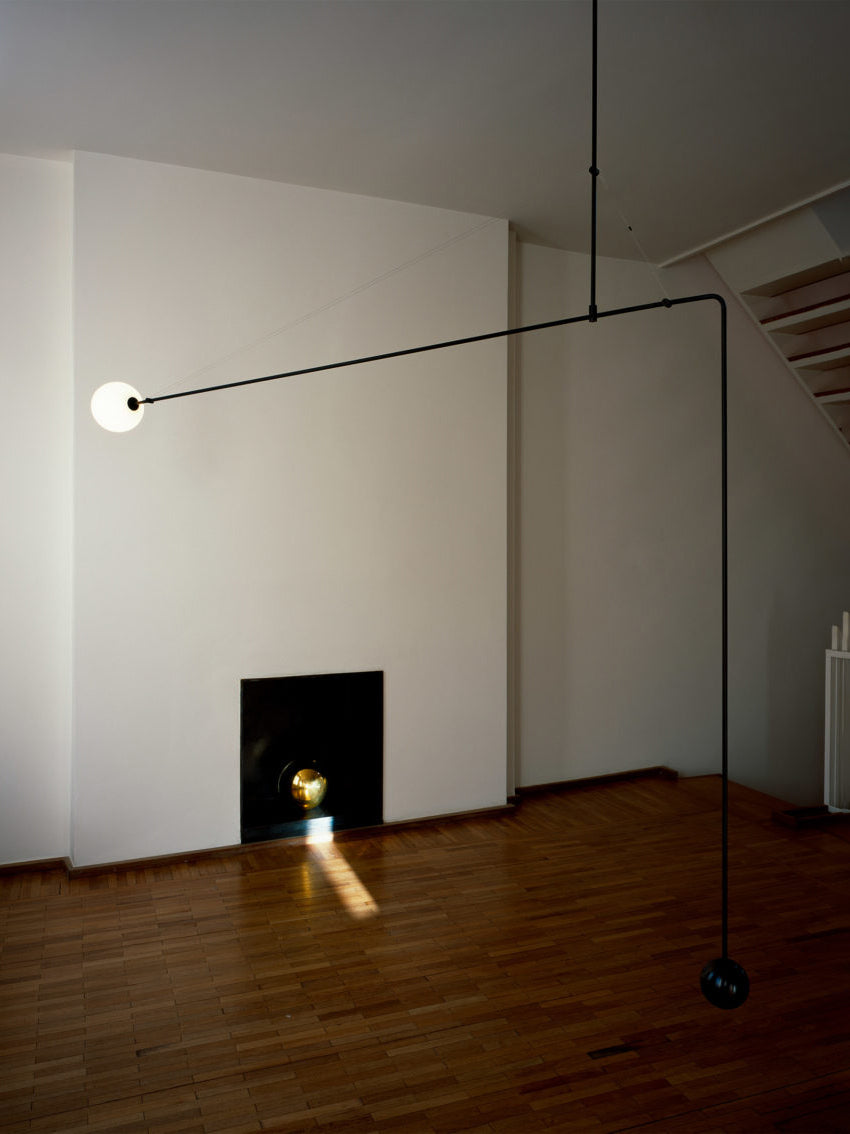 Erixy Lustre Mobile Noir Minimaliste-Cielum