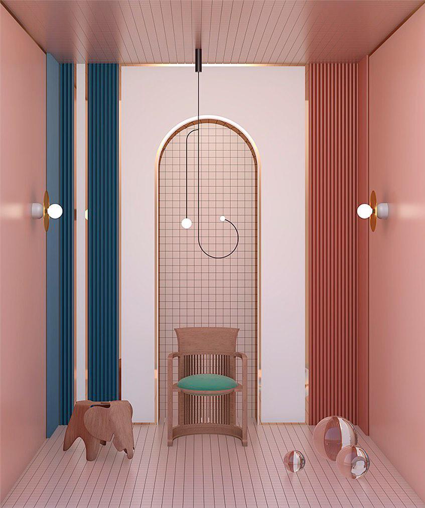 Erixy Lustre Mobile Noir Minimaliste-Cielum