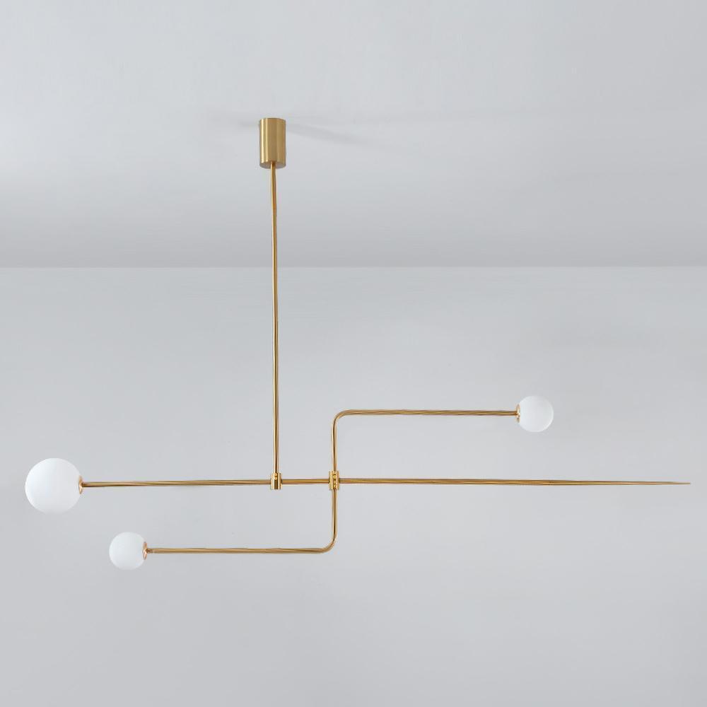 Erixy Lustre Mobile Noir Minimaliste-Cielum
