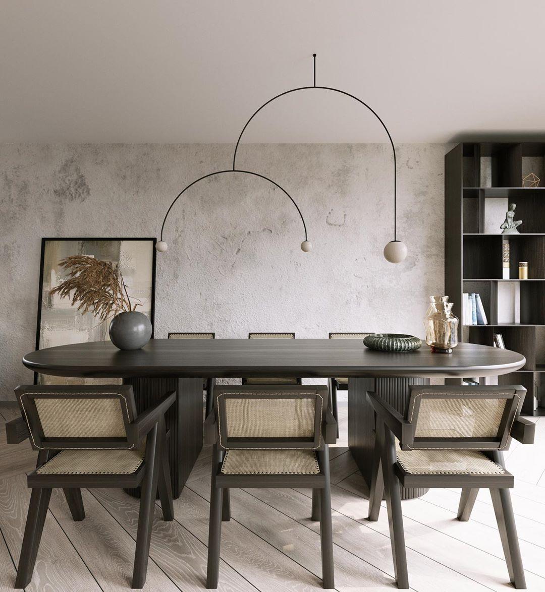Erixy Lustre Mobile Noir Minimaliste-Cielum