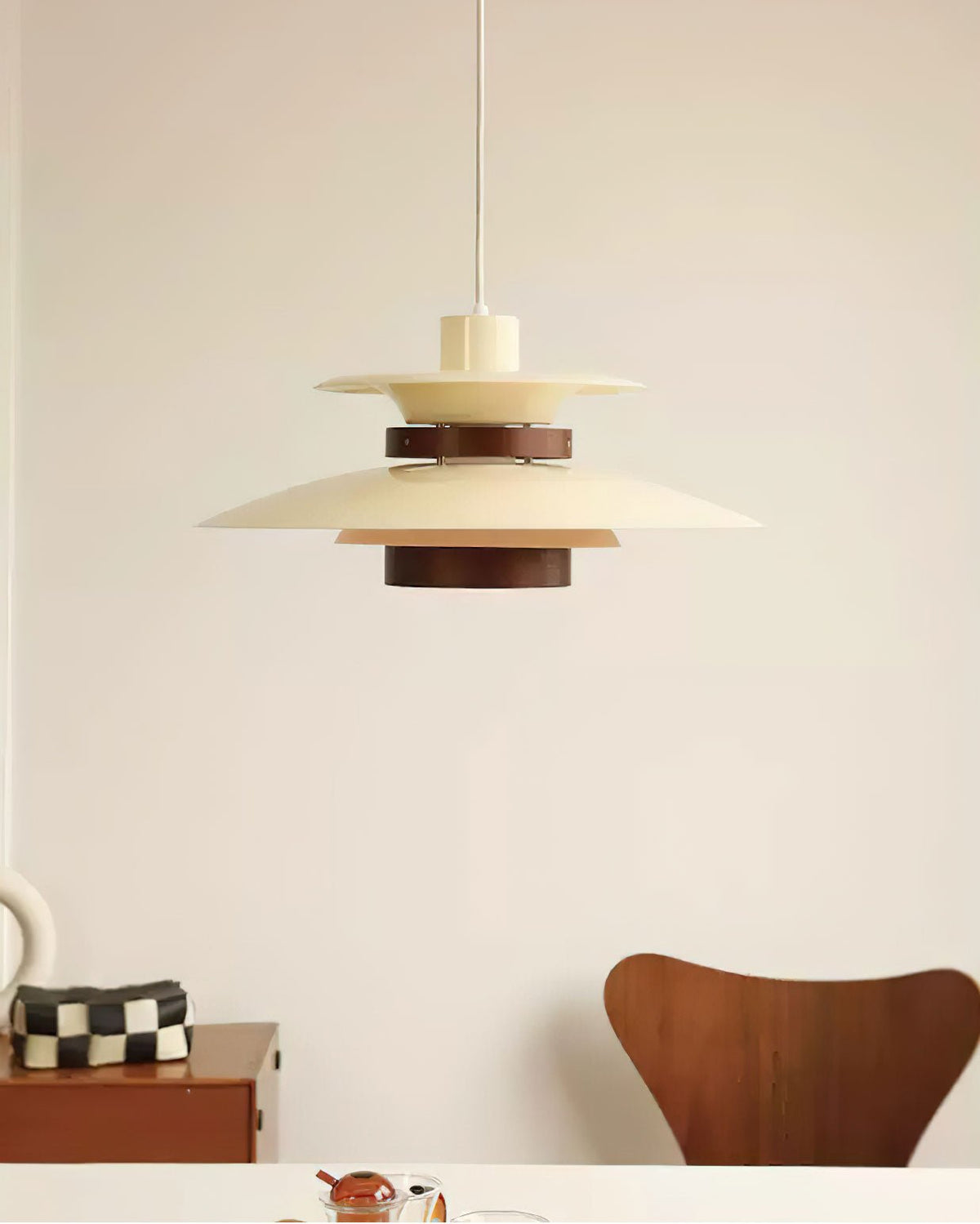 Vazen Suspension Bois Acier-Cielum