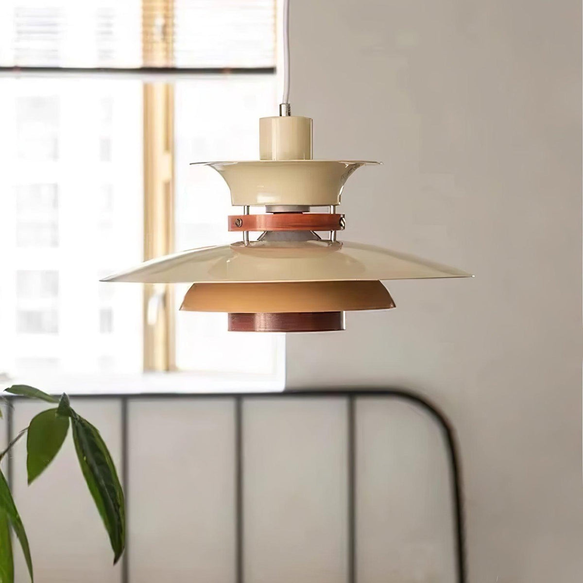 Vazen Suspension Bois Acier-Cielum