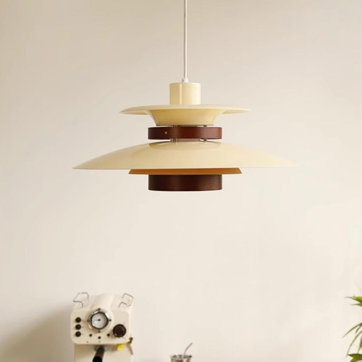 Vazen Suspension Bois Acier-Cielum
