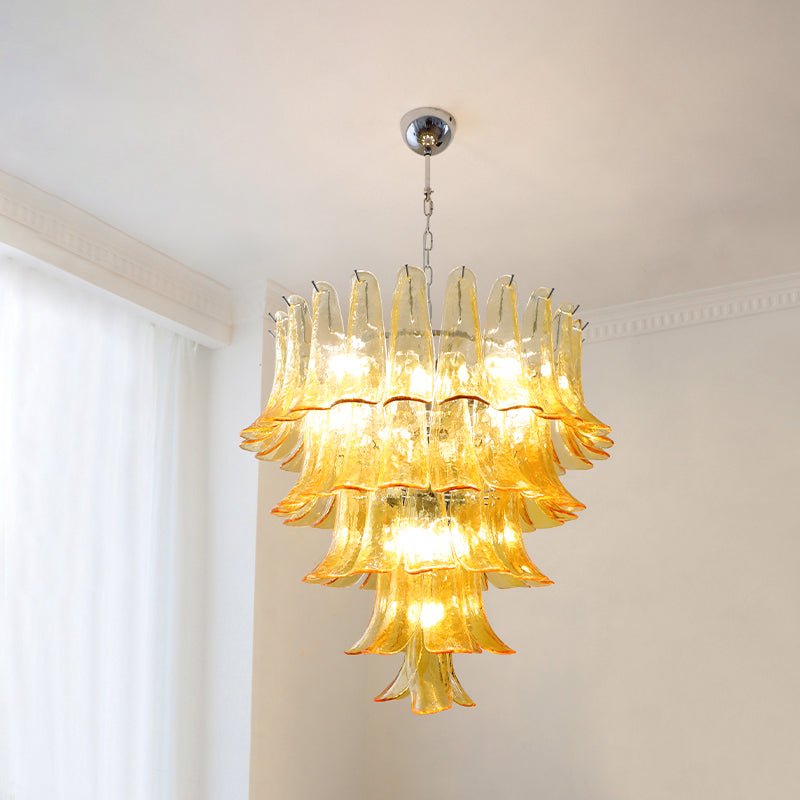 Arixon Lustre Pétales en Verre de Murano Vintage-Cielum