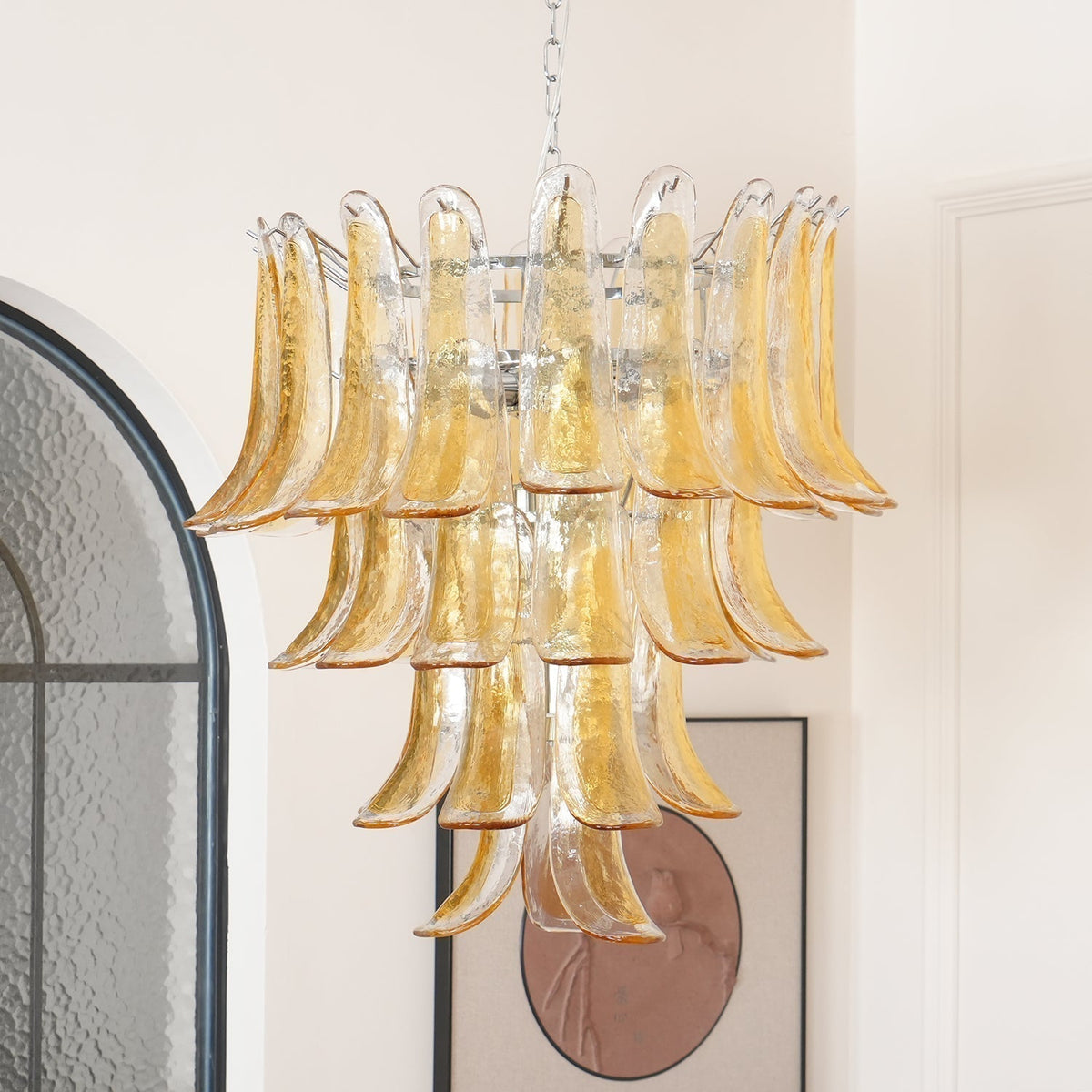 Arixon Lustre Pétales en Verre de Murano Vintage-Cielum