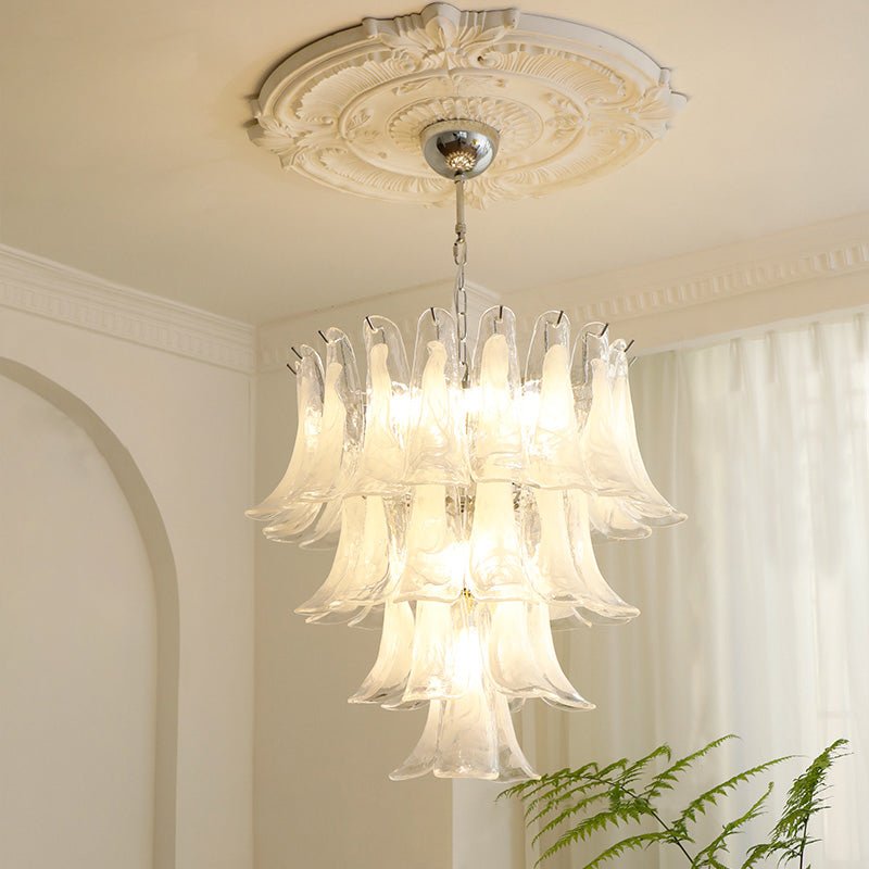 Arixon Lustre Pétales en Verre de Murano Vintage-Cielum