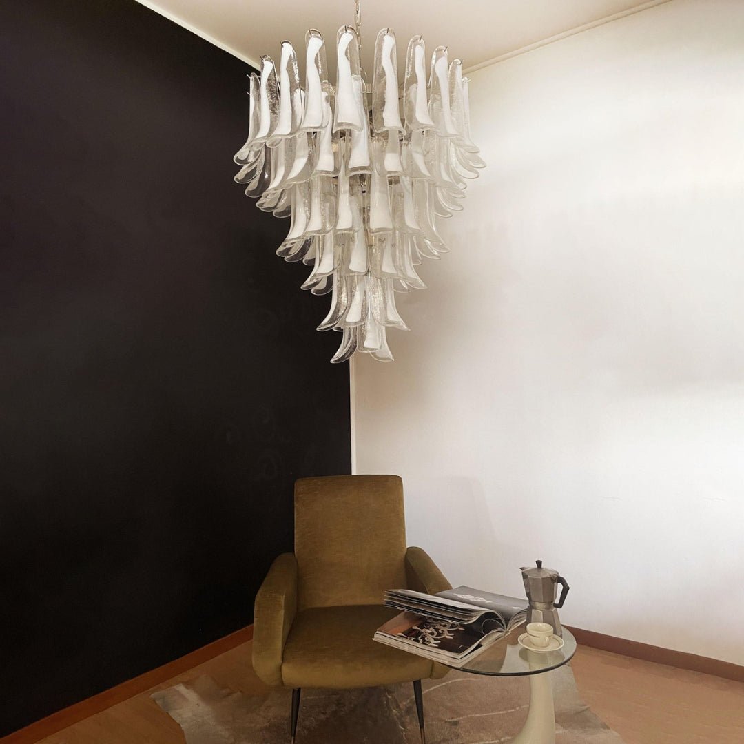 Arixon Lustre Pétales en Verre de Murano Vintage-Cielum