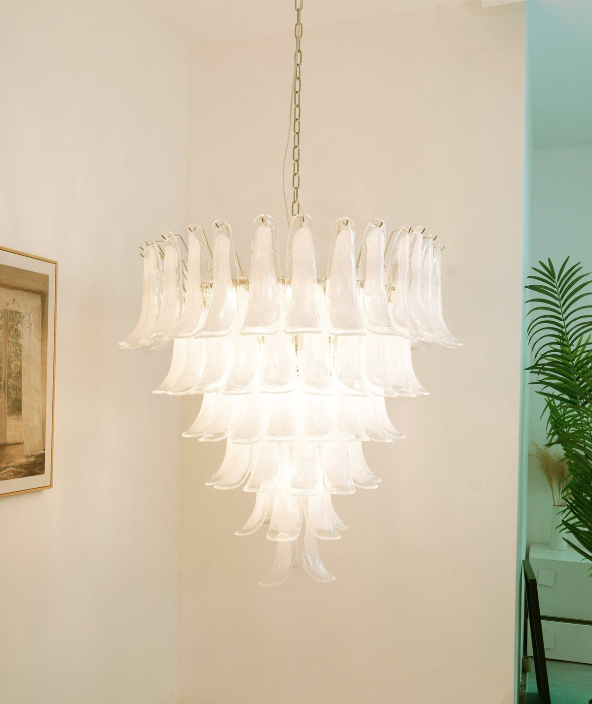 Arixon Lustre Pétales en Verre de Murano Vintage-Cielum
