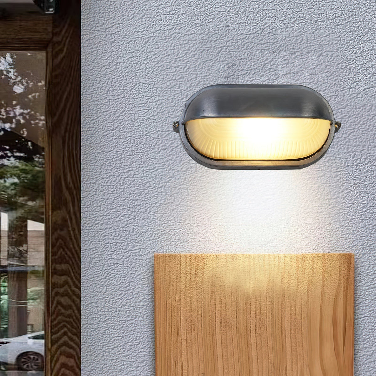 Kovivar Lampe Murale Vintage Industrielle en Métal pour l'Extérieur-Cielum