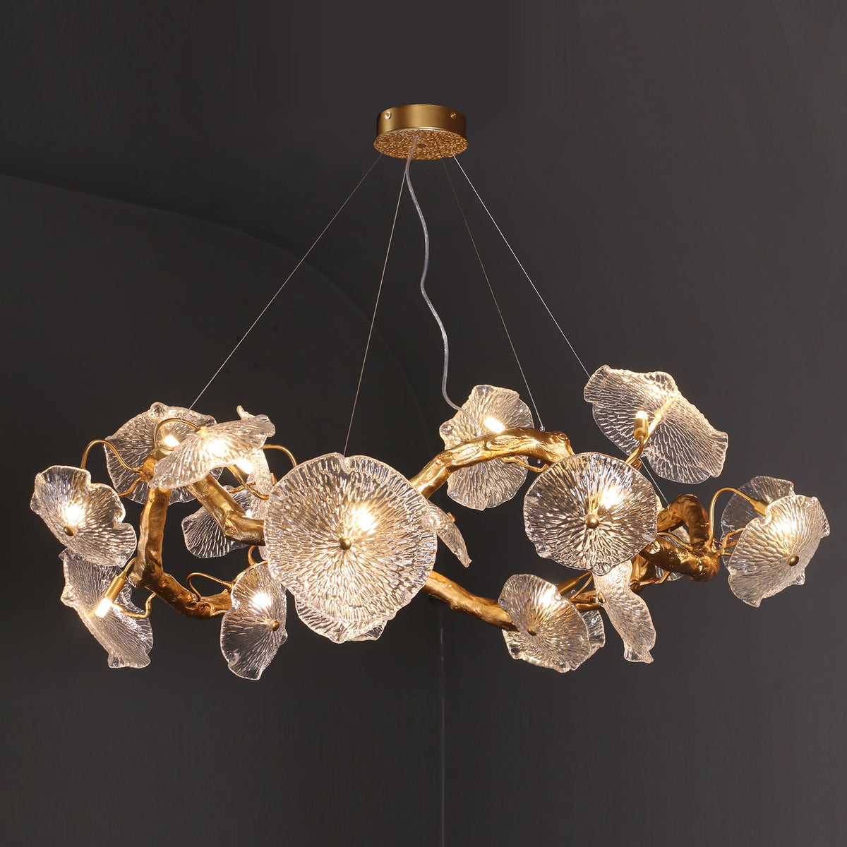 Avenhurst Lustre Lotus En Verre