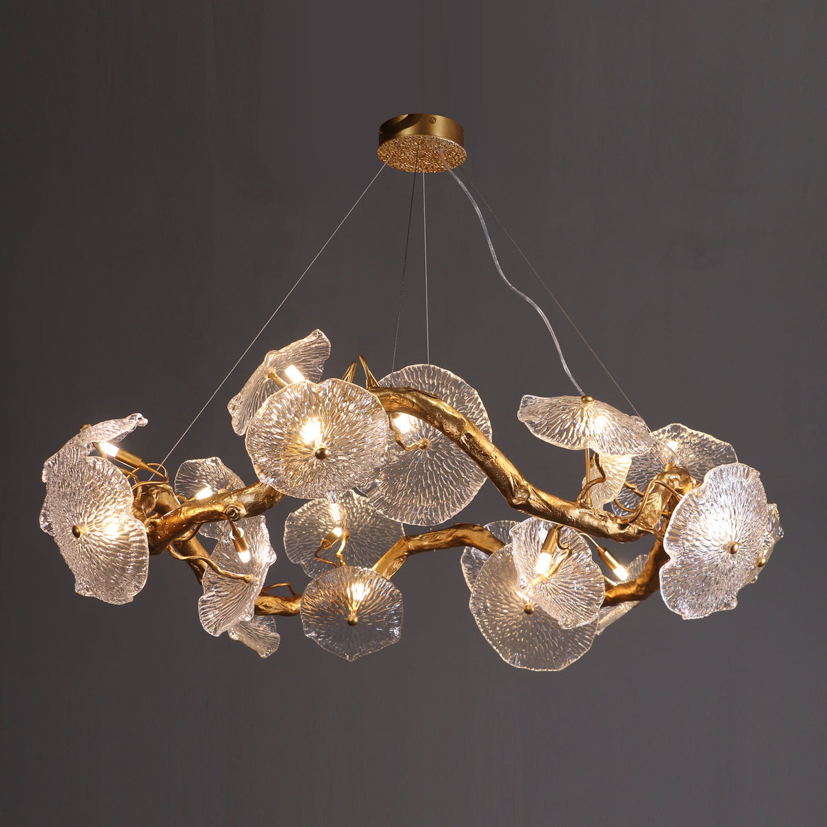 Avenhurst Lustre Lotus En Verre