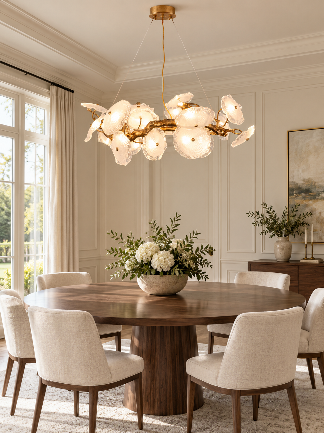 Avenhurst Lustre Lotus En Verre