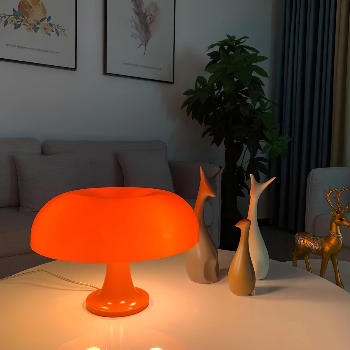 Orelielia Lampe de Table Joueuse Rétro