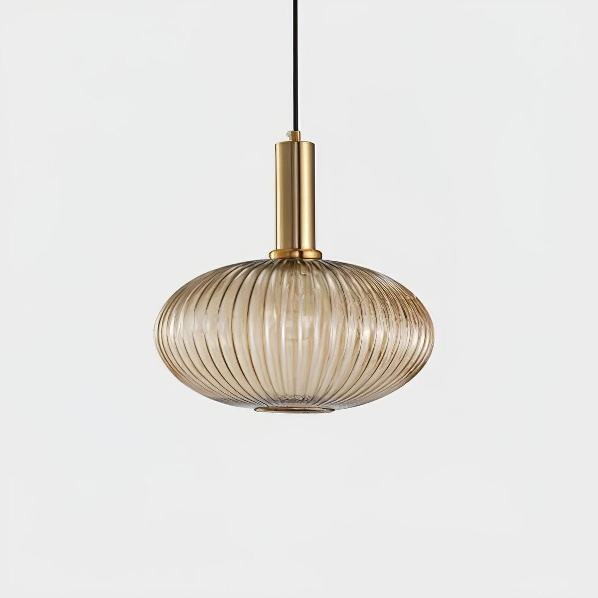 Elara Ribbed Pendant Lamp-Neutral Decor