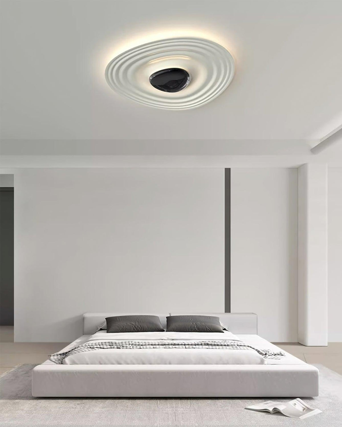 Teloq Plafonnier Ripple Ring Sculptural Moderne-Cielum