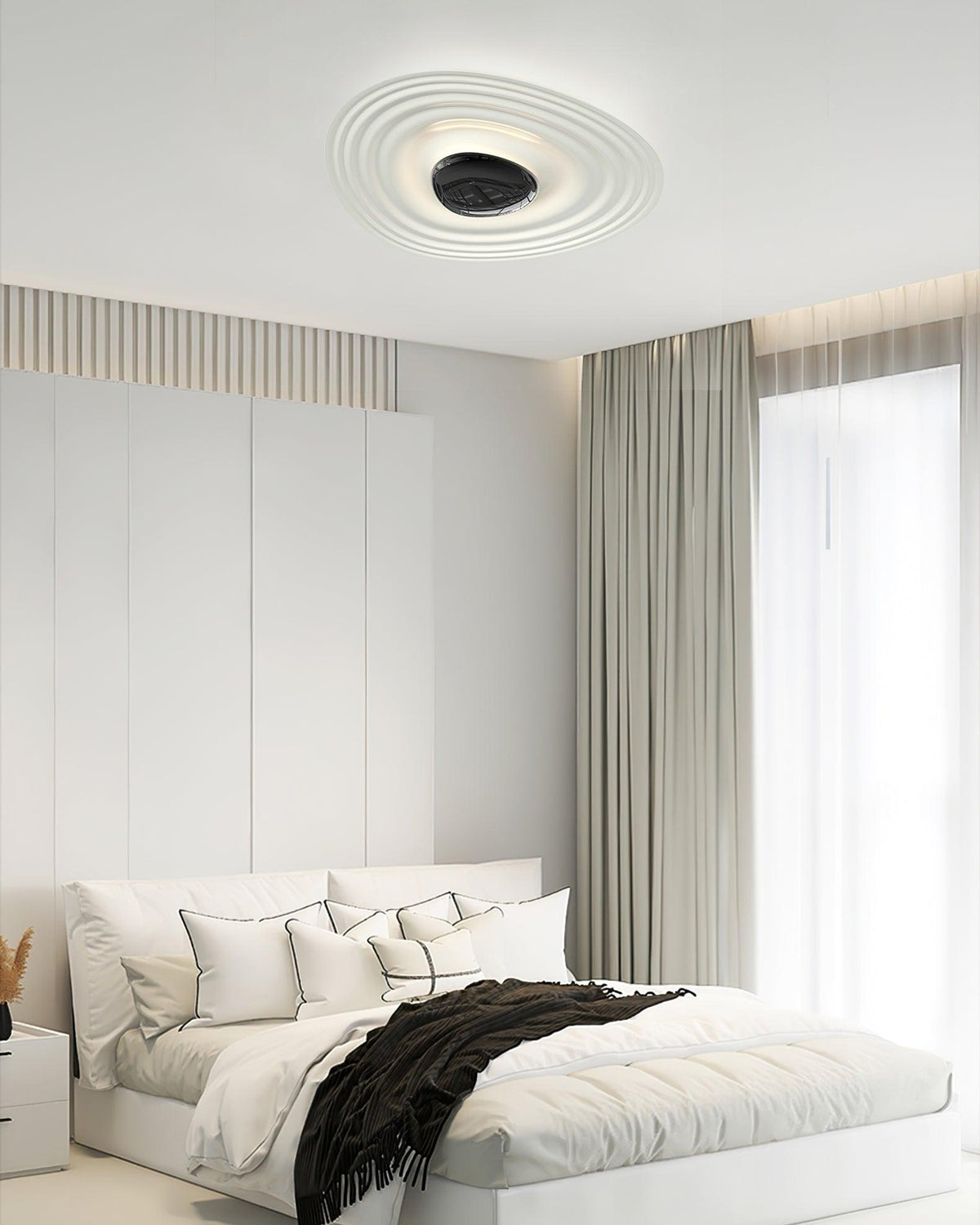 Teloq Plafonnier Ripple Ring Sculptural Moderne-Cielum