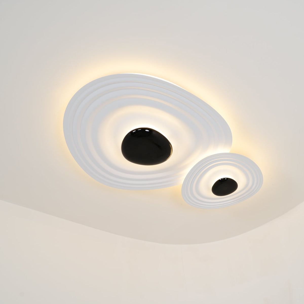 Teloq Plafonnier Ripple Ring Sculptural Moderne-Cielum