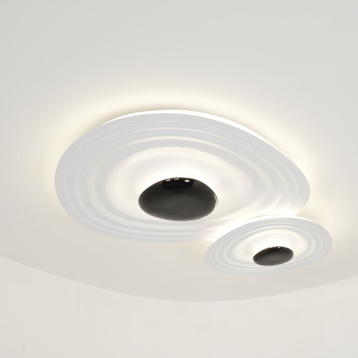 Teloq Plafonnier Ripple Ring Sculptural Moderne-Cielum