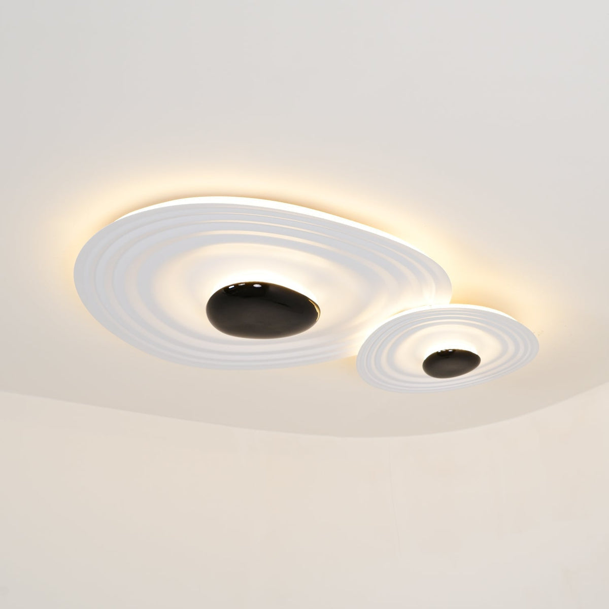 Teloq Plafonnier Ripple Ring Sculptural Moderne-Cielum