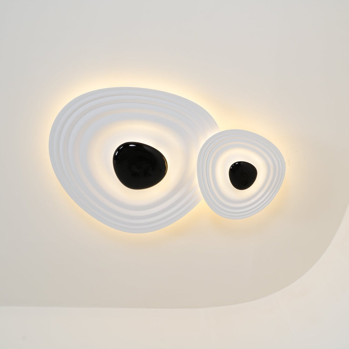 Teloq Plafonnier Ripple Ring Sculptural Moderne-Cielum
