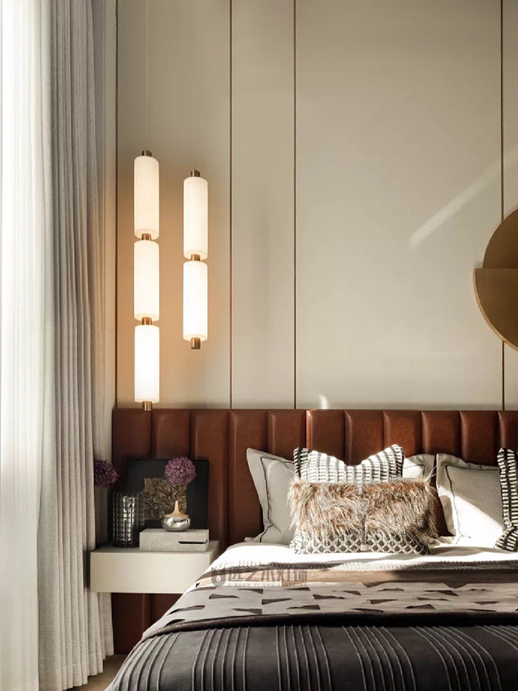 Liroxel Suspension Moderne Minimaliste en Albâtre-Cielum