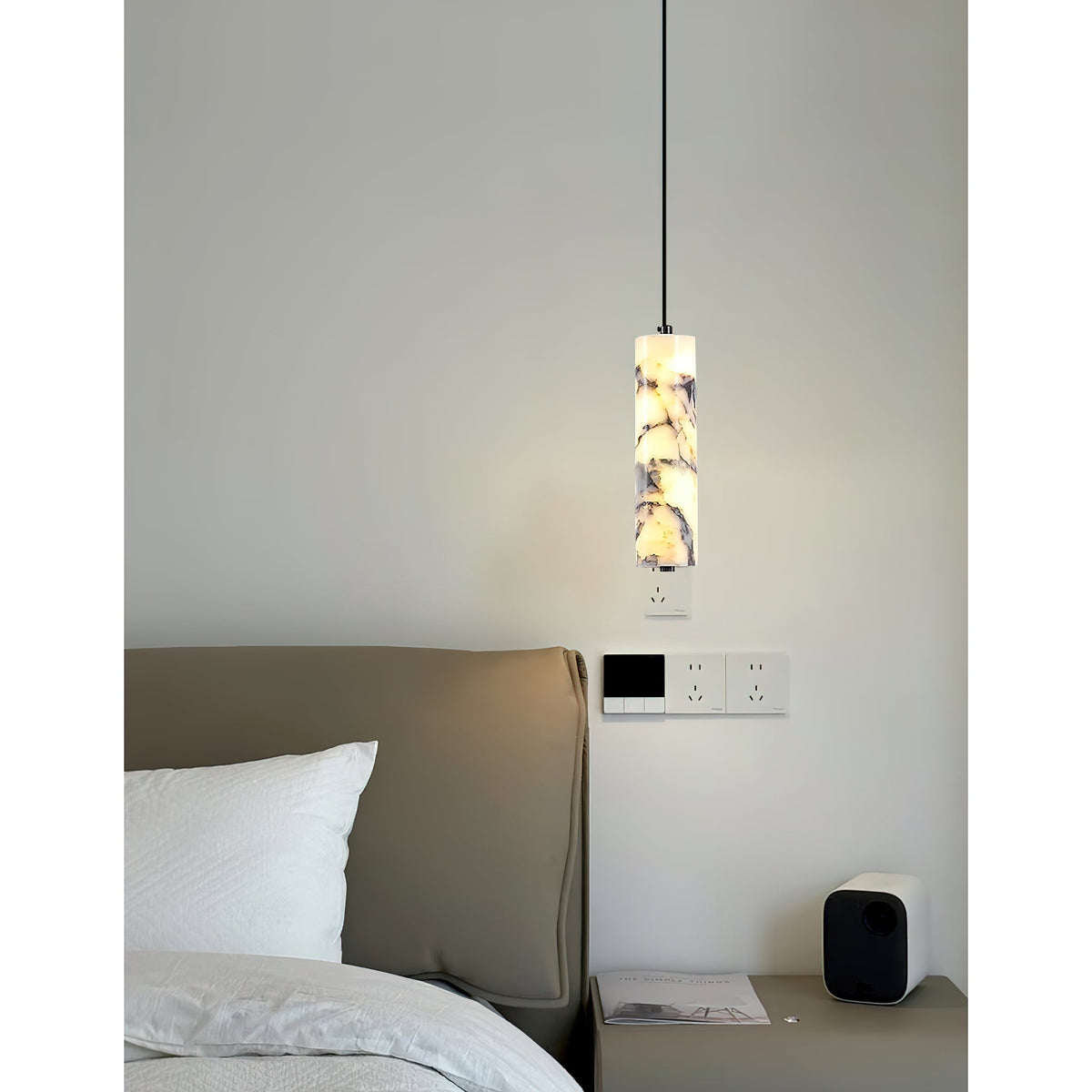 Tiroxel Suspension Moderne Minimaliste en Marbre-Cielum