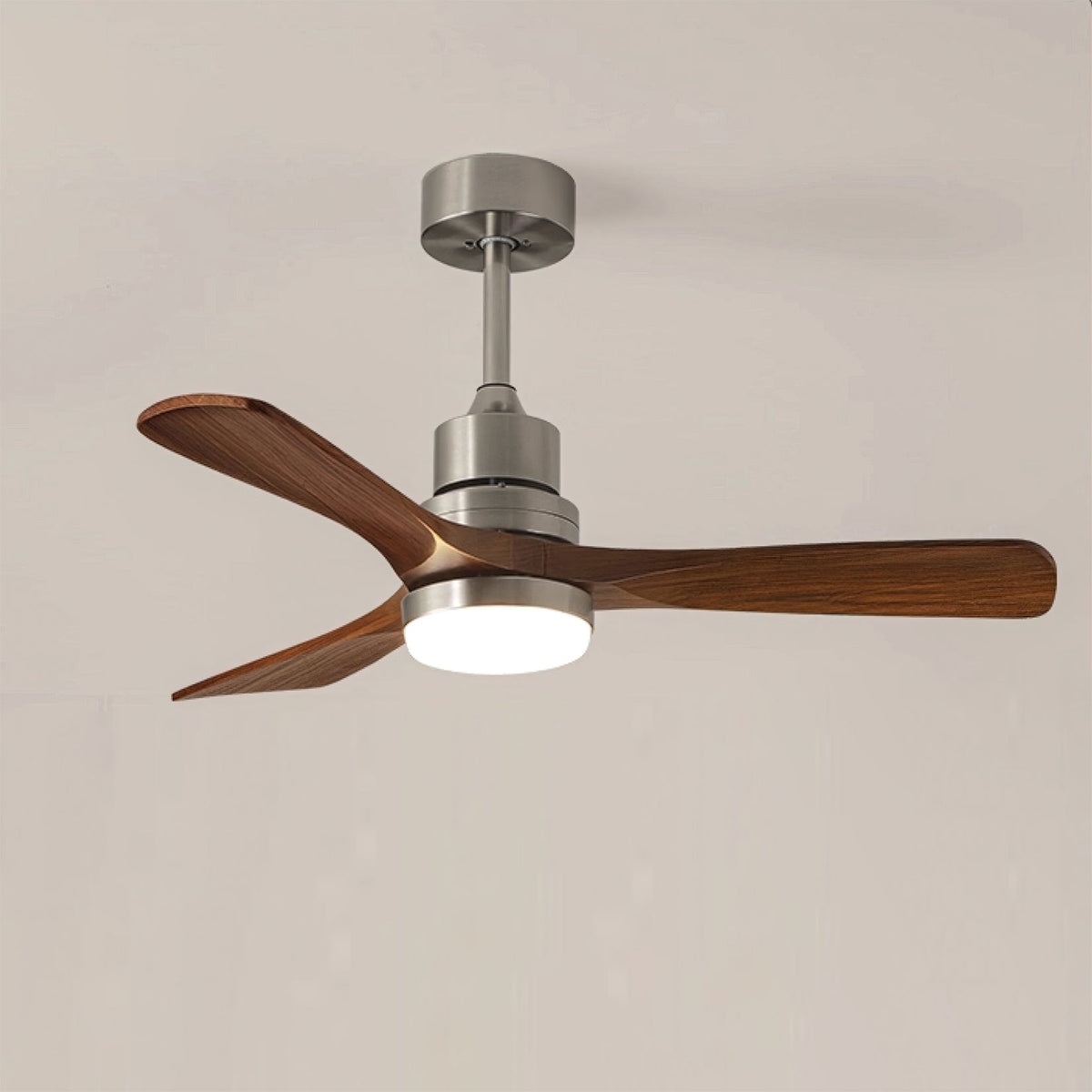 Orren Ceiling Fan Light in a stylish home office.