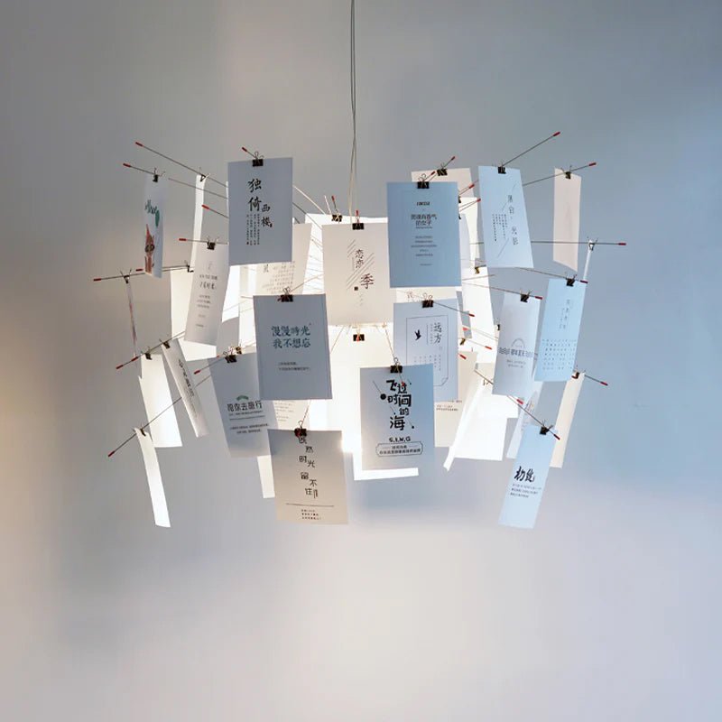 Ririxo Lustre en Papier Personnalisable Créatif-Cielum