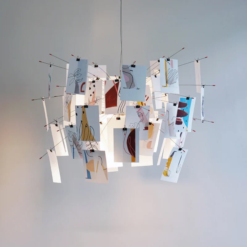 Ririxo Lustre en Papier Personnalisable Créatif-Cielum