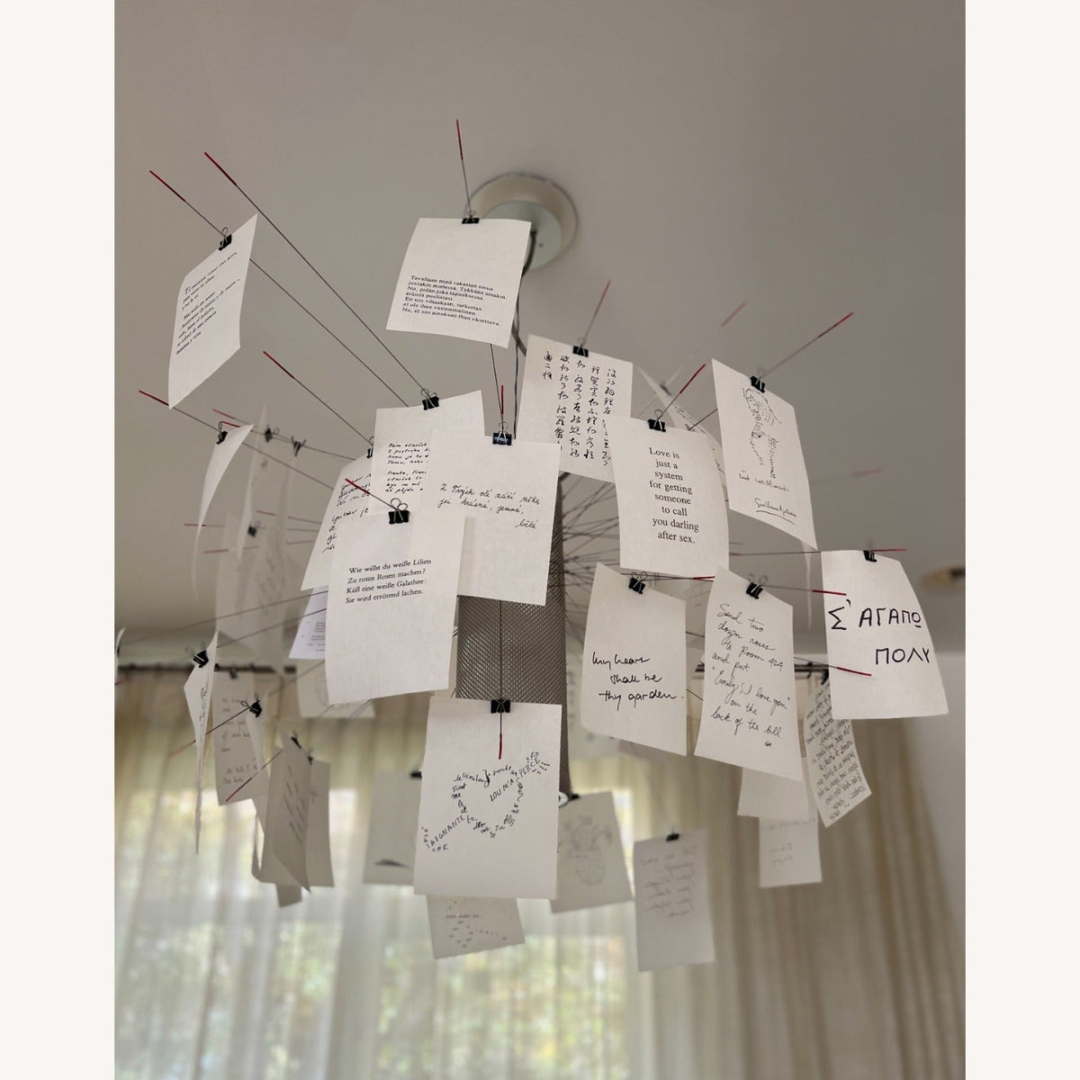 Ririxo Lustre en Papier Personnalisable Créatif-Cielum