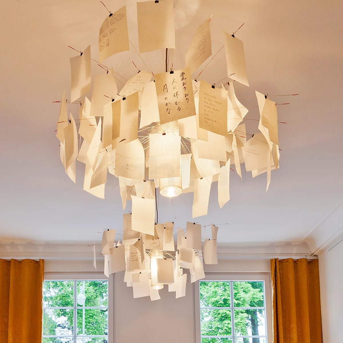 Ririxo Lustre en Papier Personnalisable Créatif-Cielum