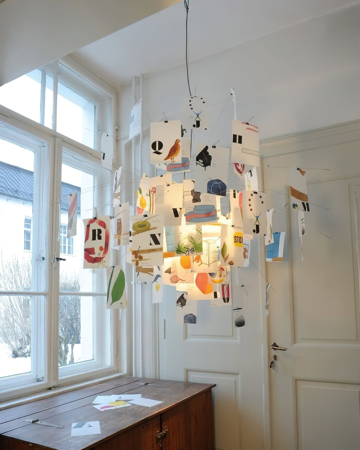 Ririxo Lustre en Papier Personnalisable Créatif-Cielum