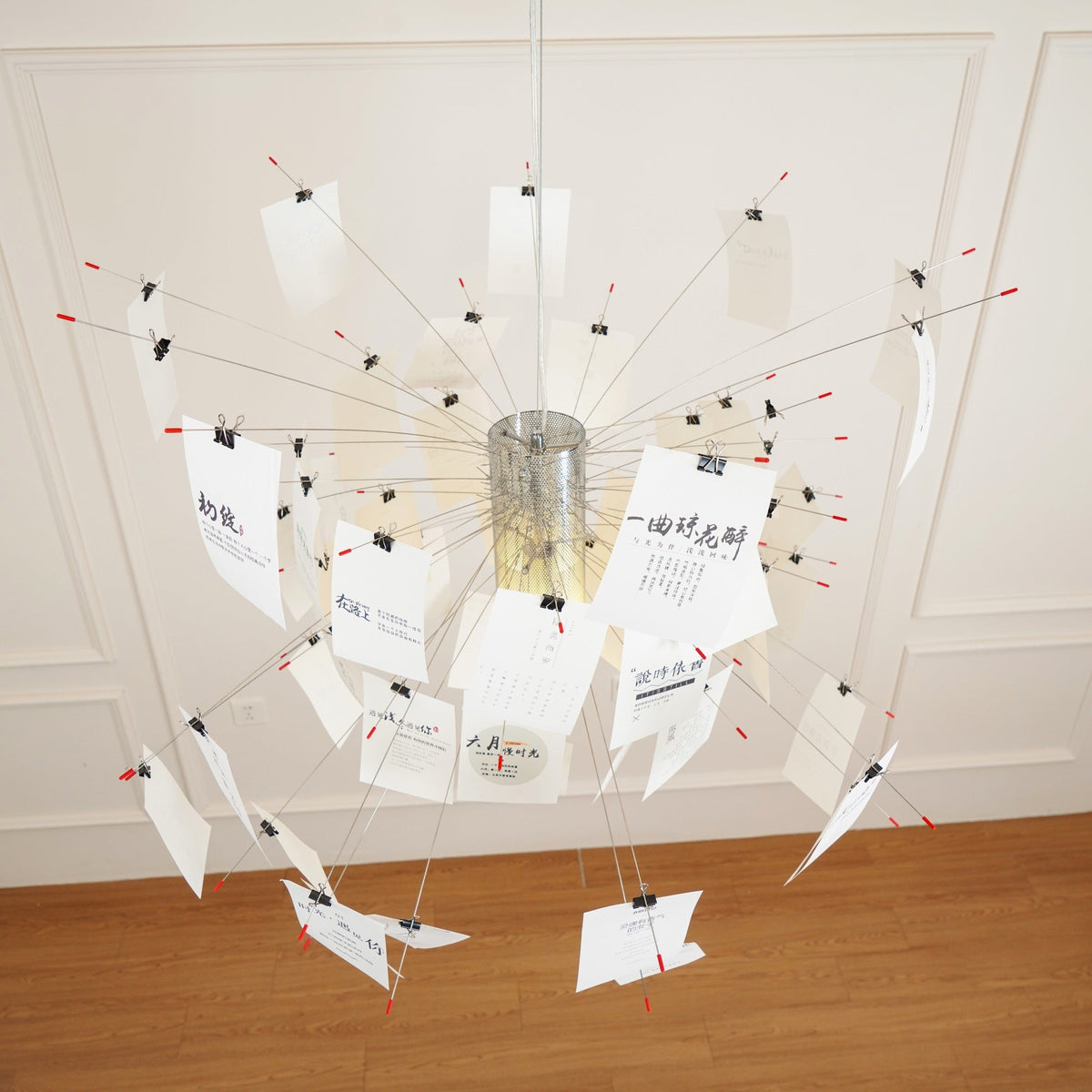 Ririxo Lustre en Papier Personnalisable Créatif-Cielum