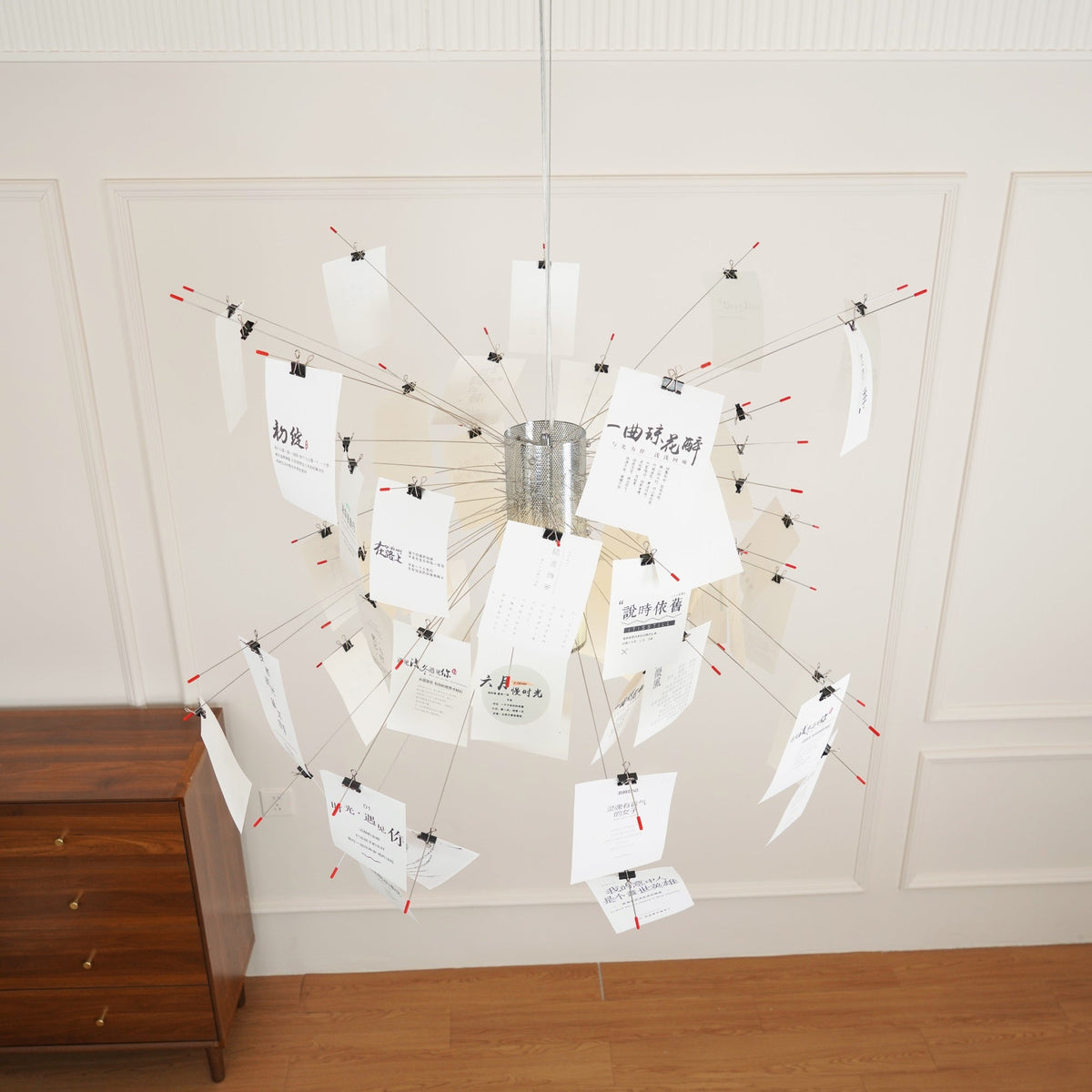Ririxo Lustre en Papier Personnalisable Créatif-Cielum
