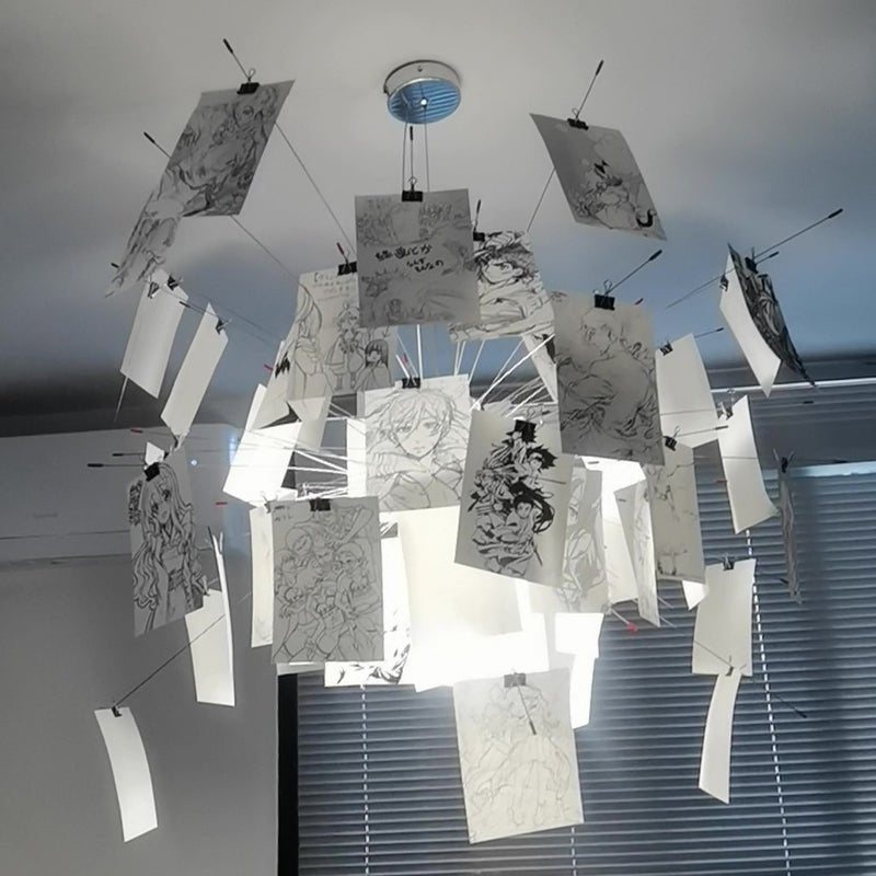 Ririxo Lustre en Papier Personnalisable Créatif-Cielum
