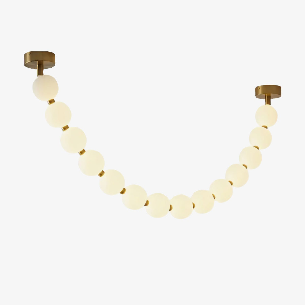 Vomino Lustre Perles Collier Boules en Verre-Cielum