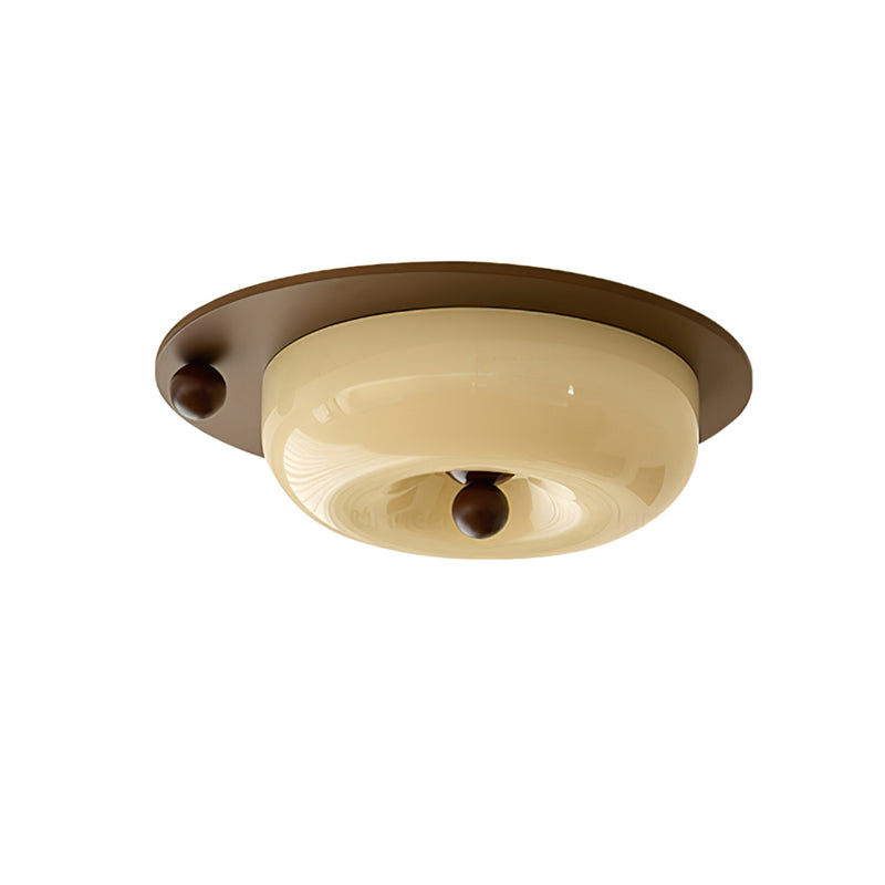 Side profile view of the Perth Ceiling Light showing its 12 cm height.
