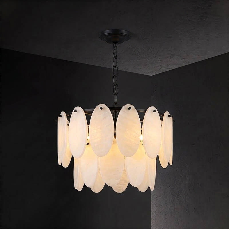 Elmsford Lustre En Albâtre