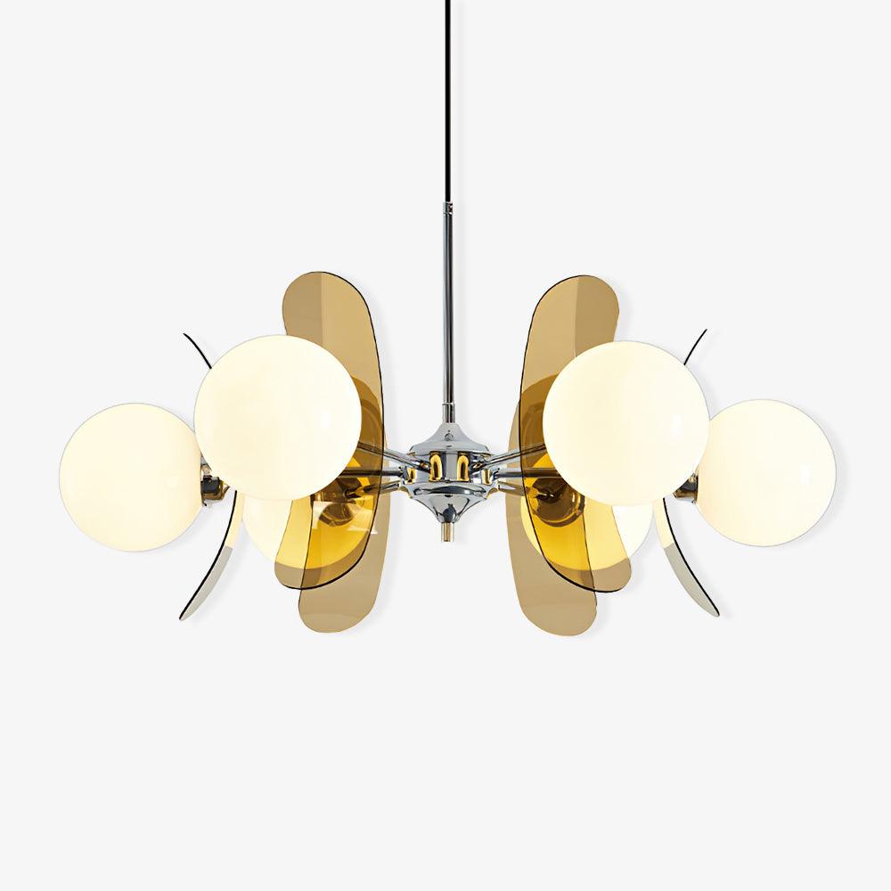 Veven Lustre en Verre Moderne Chrome Élégant-Cielum