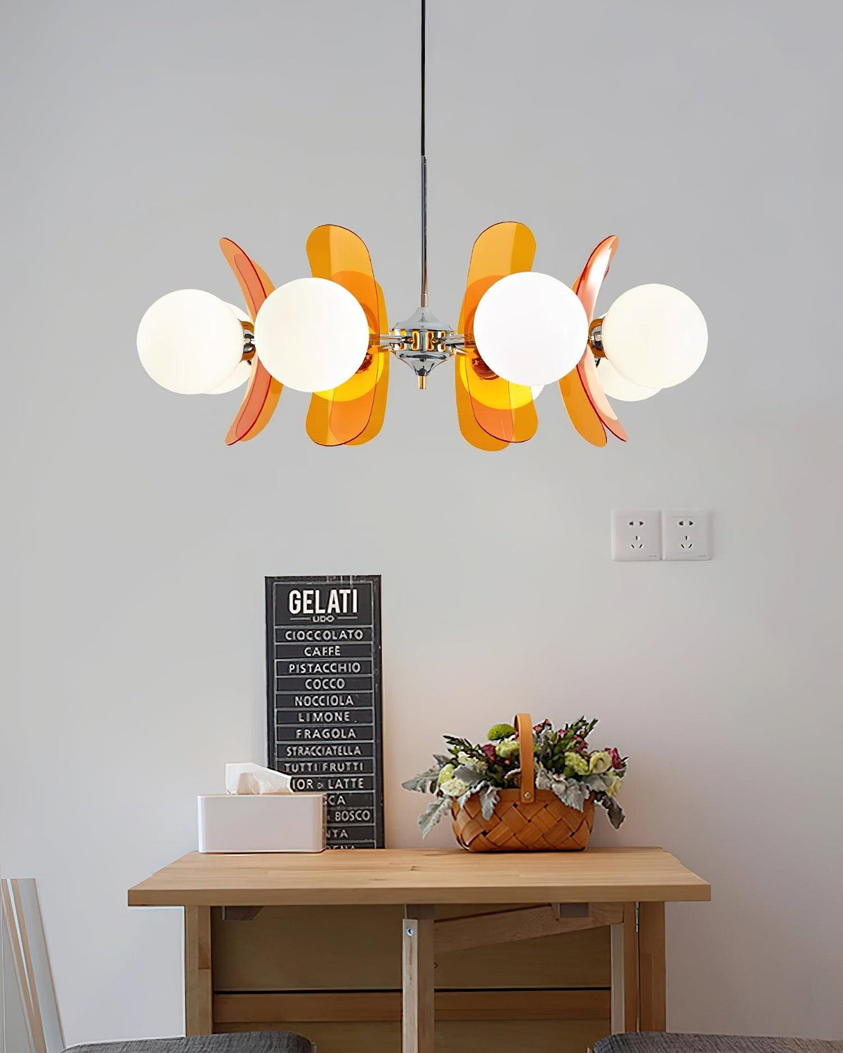 Veven Lustre en Verre Moderne Chrome Élégant-Cielum