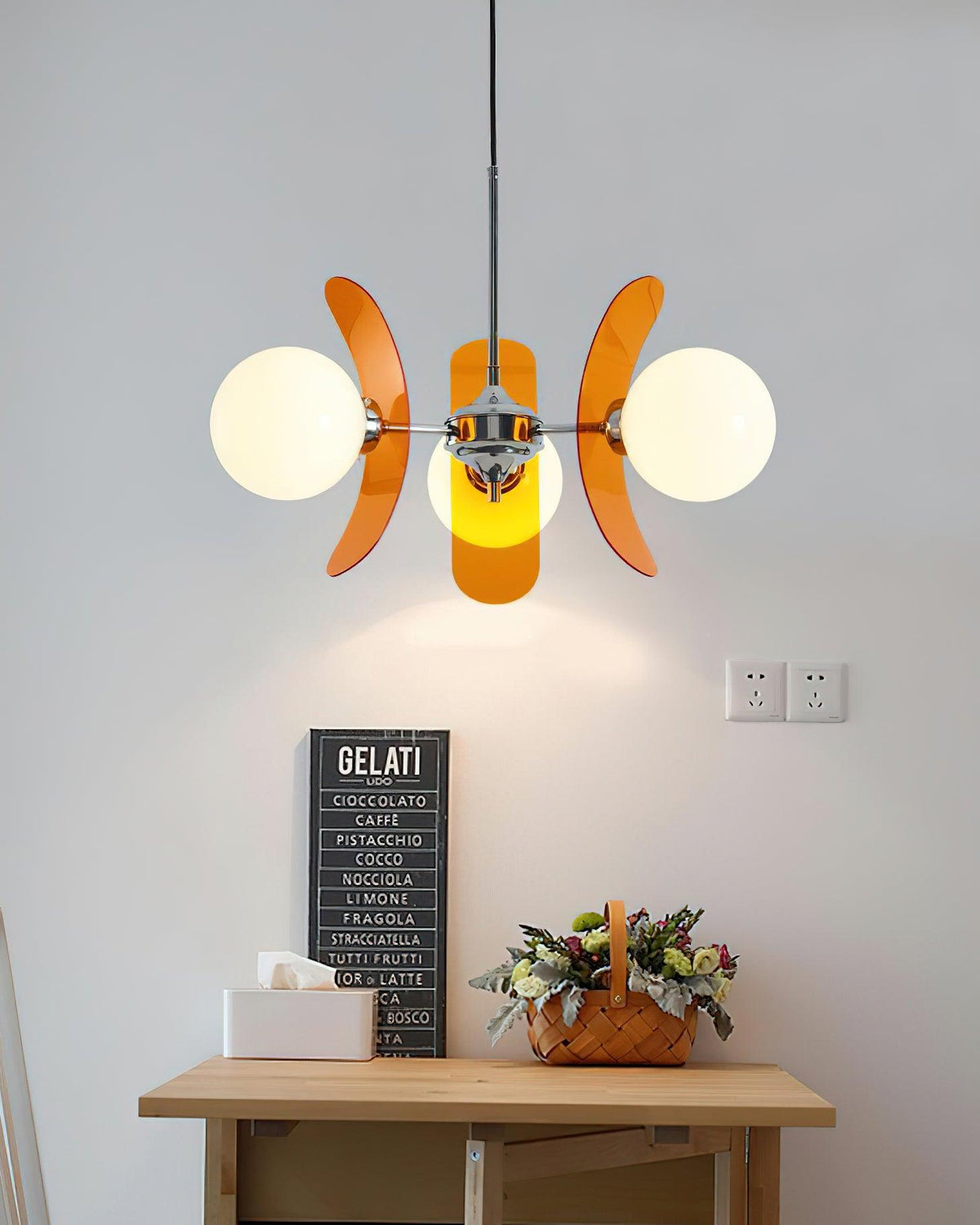 Veven Lustre en Verre Moderne Chrome Élégant-Cielum
