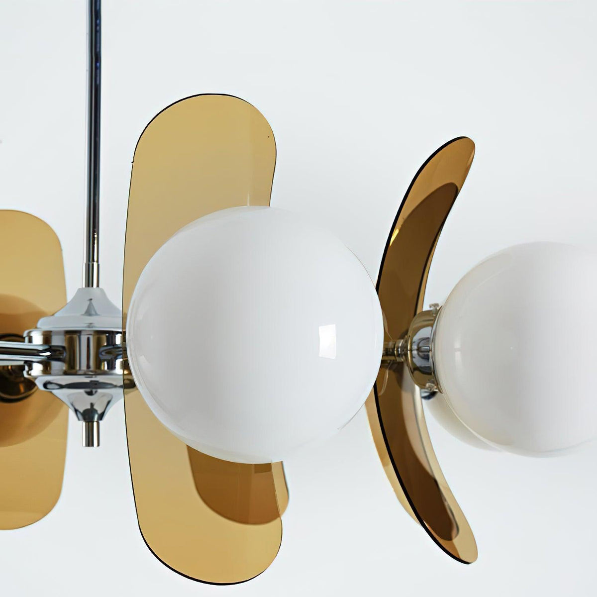 Veven Lustre en Verre Moderne Chrome Élégant-Cielum