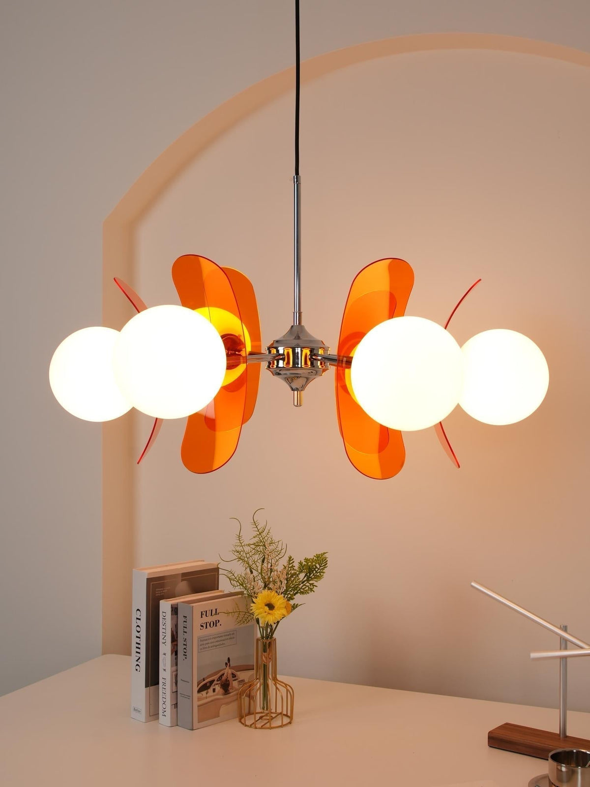 Veven Lustre en Verre Moderne Chrome Élégant-Cielum