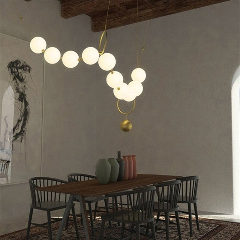 Valentina Lampe à suspension boule de Loft postmoderne Design de collier créatif