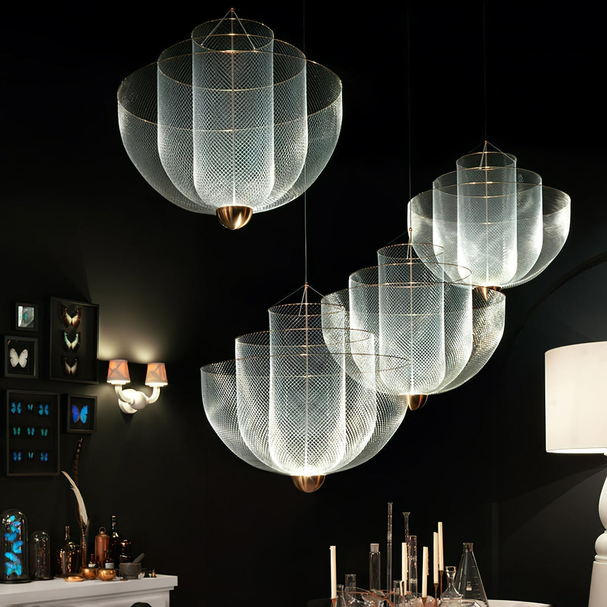 Sostel Lustre Meshmatics Suspendu Radieux-Cielum