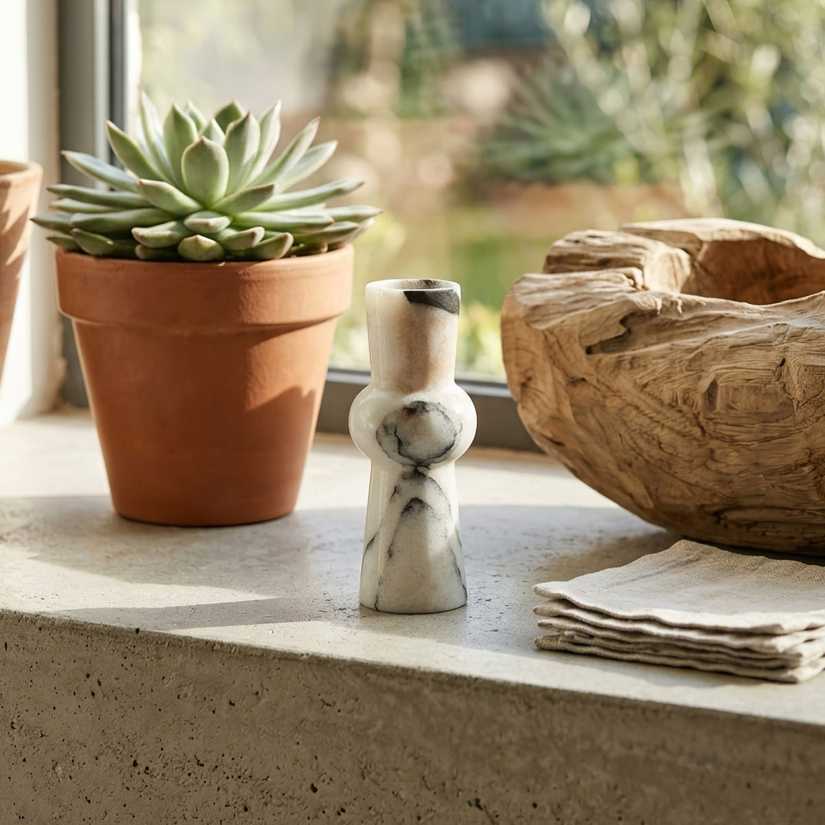 Haverstone Vase En Marbre