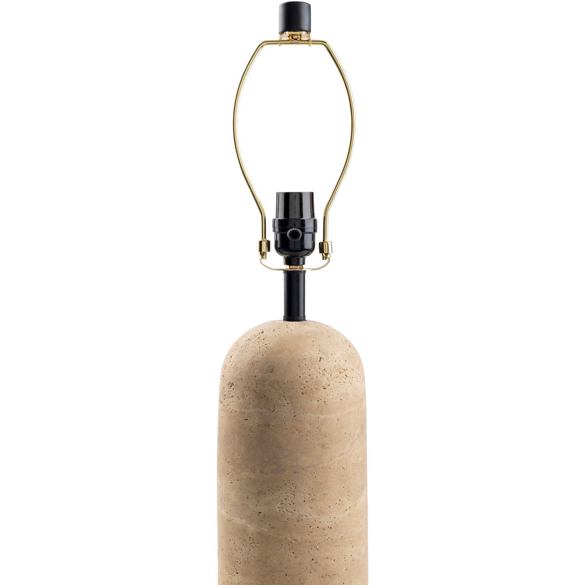 Astere Lampe de Table en Travertin Beige