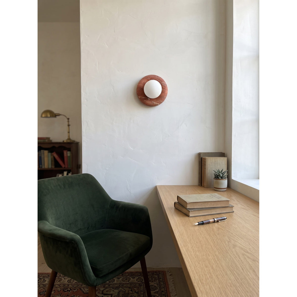 Aveneine Applique murale en marbre et travertin